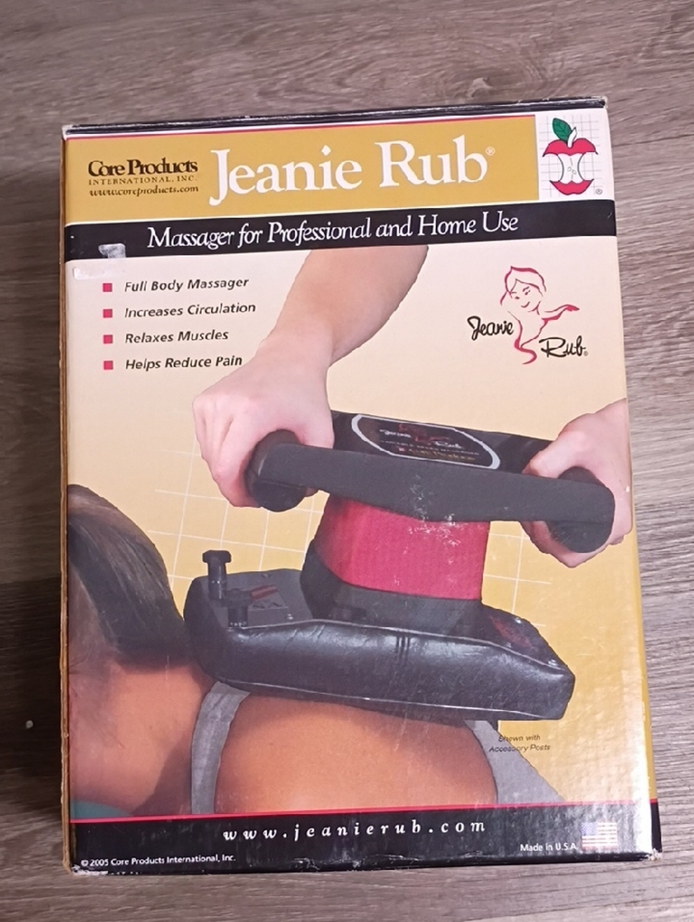 Jeanie Rub Red Handheld Massager by Core Products